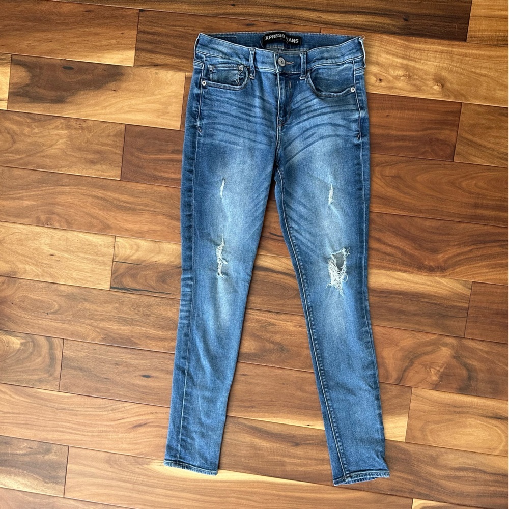Express Skinny Mid Rise Jeans size 6